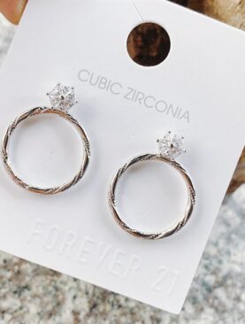 BÔNG TAI BẠC ĐÍNH ĐÁ ZIRCON