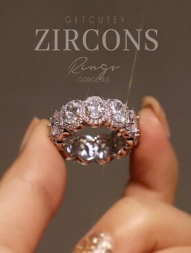 Nhẫn Bạc đá Zircon