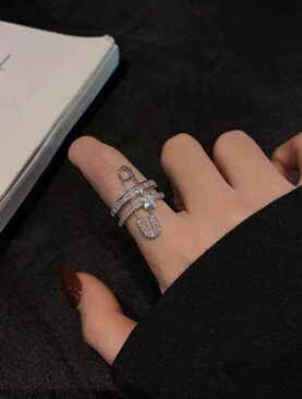 Nhẫn Bạc đá Zircon